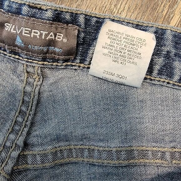 Vintage Levis 90s Silver Tab Jeans size 9 L - Picture 4 of 4